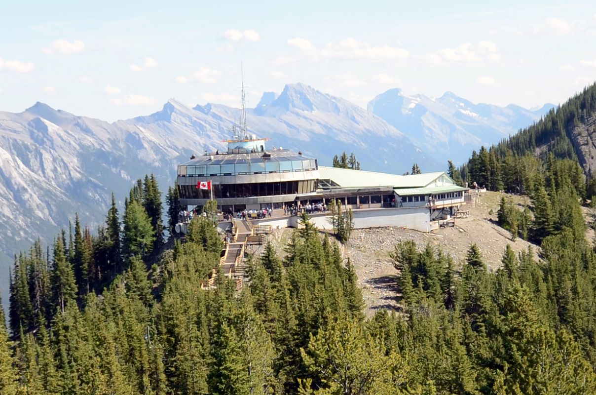 10 Banff Gondola Station On Sulphur Mountain In Summer
